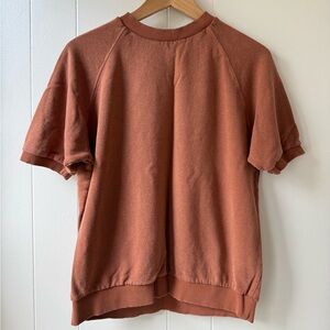 Jungmaven Terracotta Raglan Short Sleeve Sweatshirt